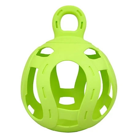 Jolly Treat and Hay Dispenser Ball for Small Pets, Green, 8 Inch Diameter