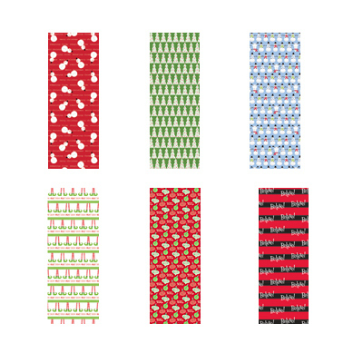 Whimsical Christmas Gift Wrap Roll, 40 Inches by 324 Inches