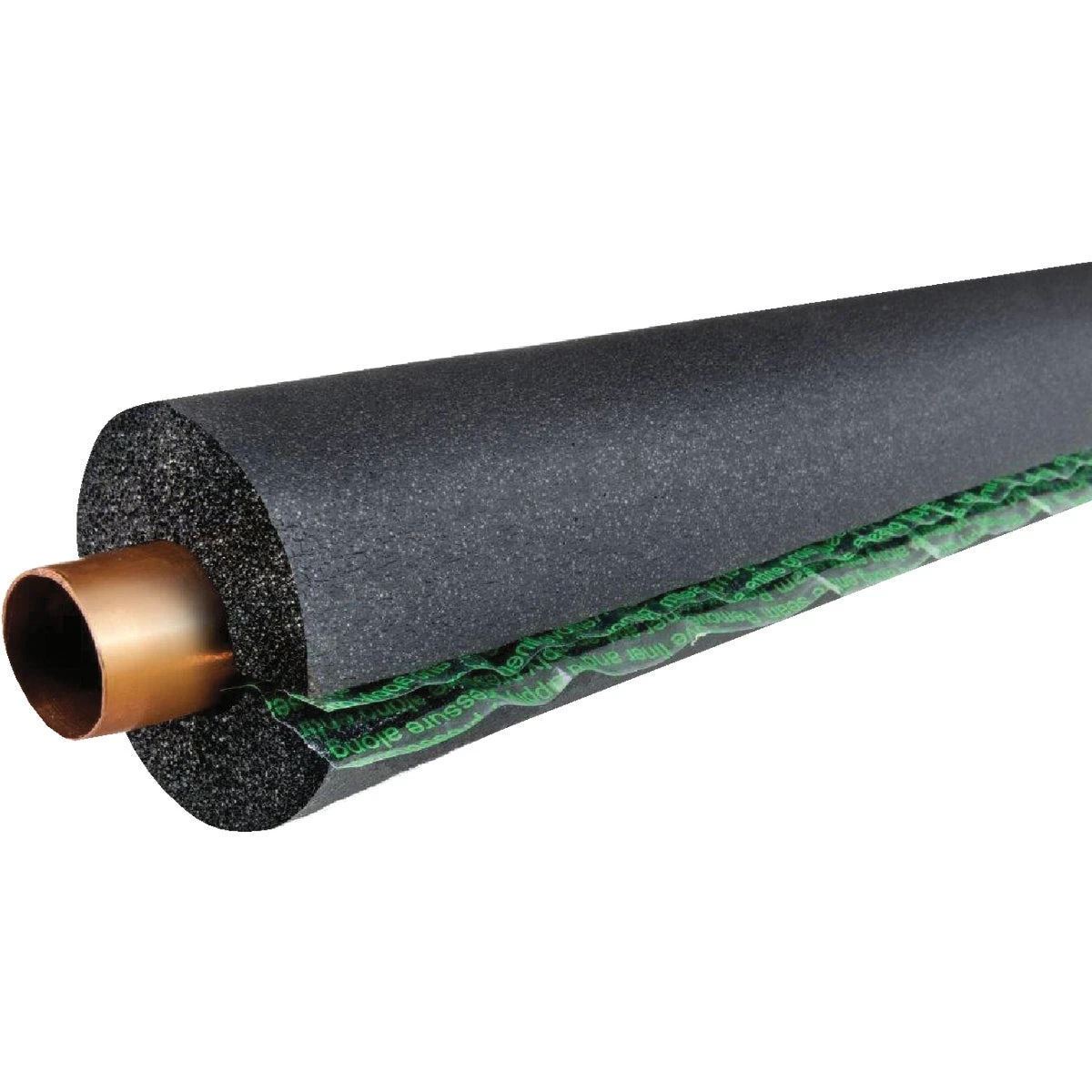 1/2 In. Wall Self-sealing Rubber Pipe Insulation Wrap, 5/8 In. X 6 Ft.