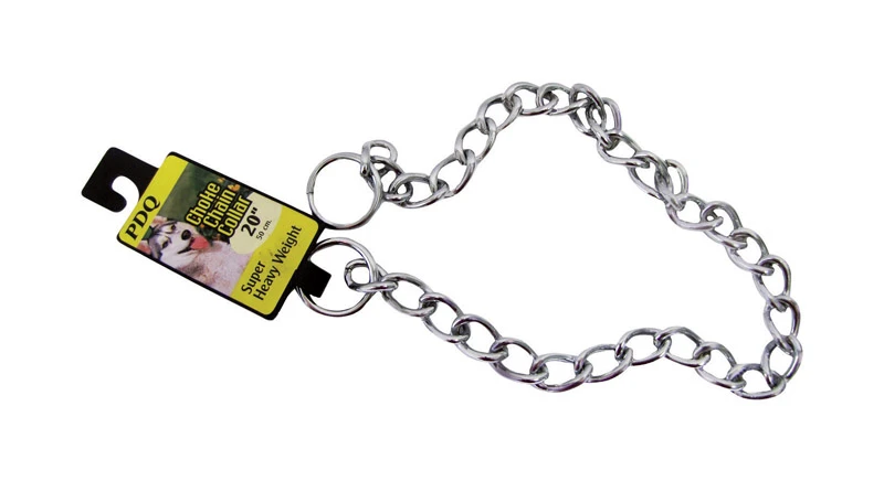 20 In. Heavy Weight Chain Collar For Large Dogs