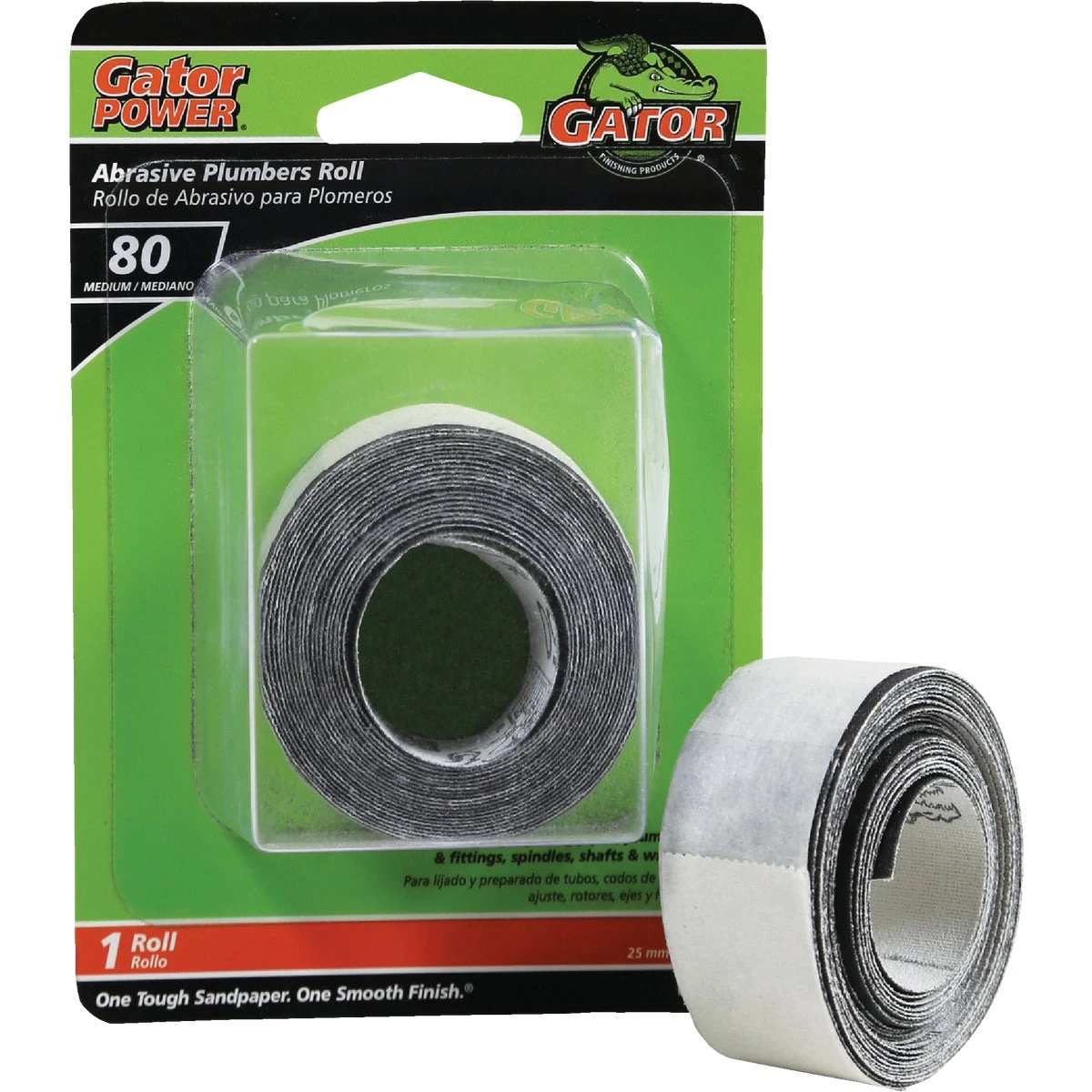 Plumber's Sanding Roll 80 Grit 1 Inch by 10 Feet