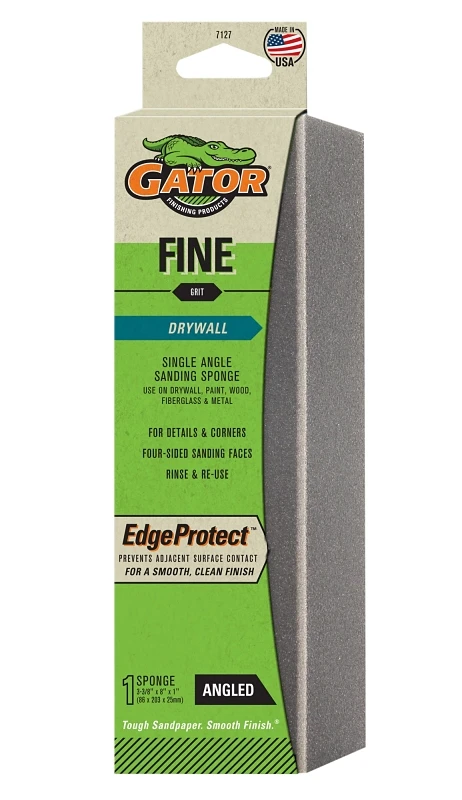 Fine Grit Sanding Sponge, 8 Inch Length for Smooth Finishing