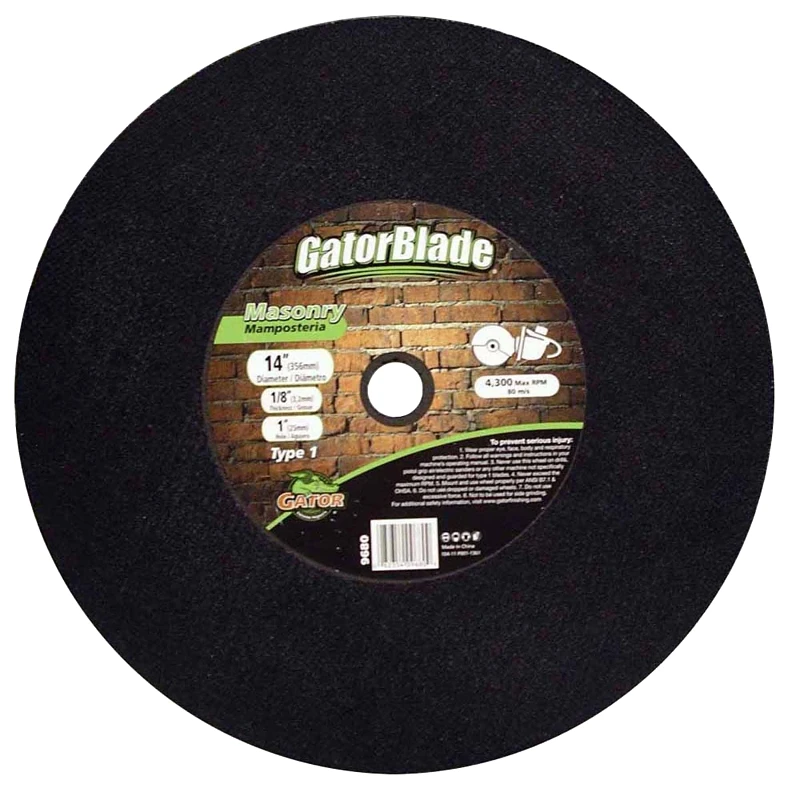 Type 1 14 In. X 1/8 In. X 1 In. Masonry Cut-off Wheel