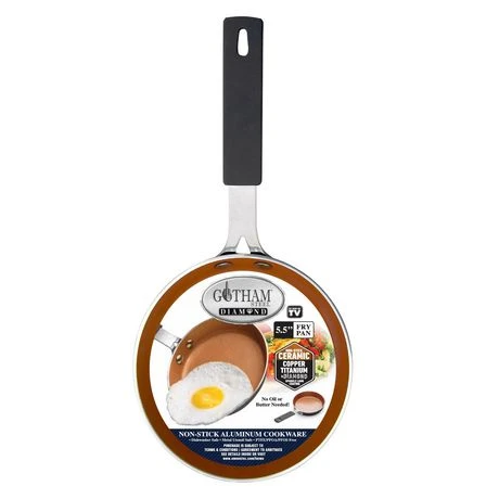Gotham Steel Diamond Egg Pan, 5.5-inch Non-stick Cookware With Titanium & Ceramic