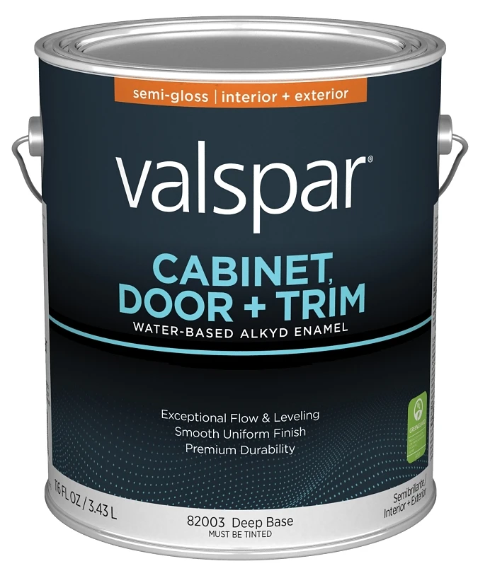 Cabinet Door & Trim Waterborne Alkyd Semi-gloss Enamel, Deep Base, 1 Gallon