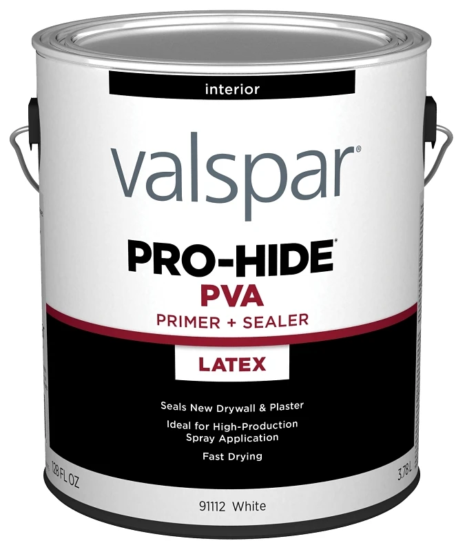 Pva Interior Latex Drywall Primer, White, 1 Gallon Container