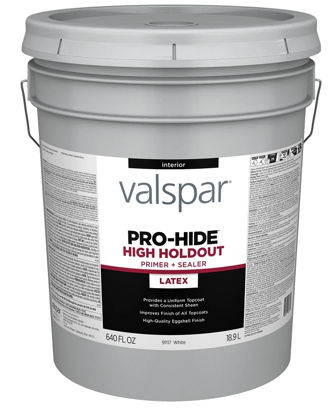 Pro-hide High Hold Out Interior Primer Sealer, White, 5 Gallon Container