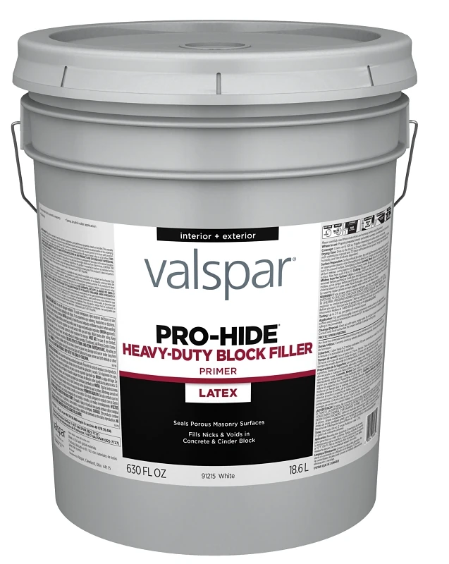 Pro Hide 5 Gallon Heavy Duty Block Filler Primer For Masonry Surfaces