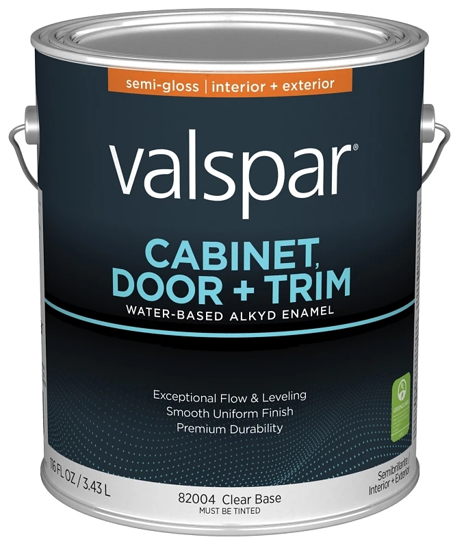 Cabinet Door & Trim Waterborne Alkyd Semi-gloss Enamel, Clear Base, 1 Gallon
