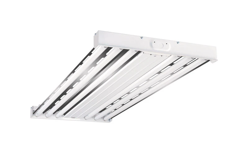 F Bay Fluorescent Light Fixture, T5, 6-lamp, 2' X 4'