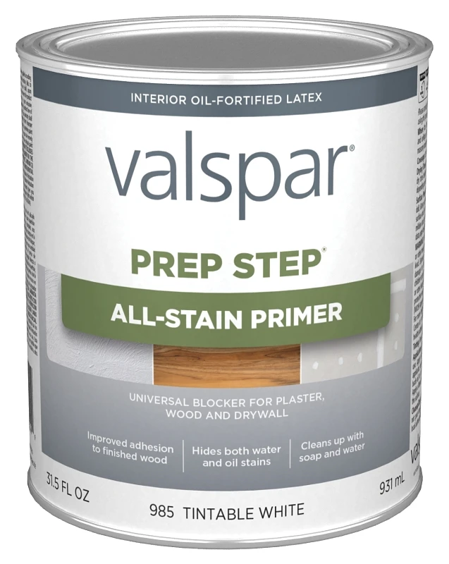 Prep Step 1 Quart White All Stain Primer - Acrylic Alkyd Formula