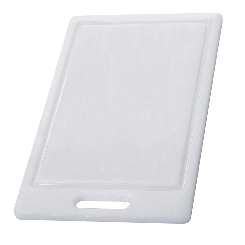 Large White Polyethylene Cutting Board, 17 and 1 Quarter Inches by 11 and 1 Eighth Inches