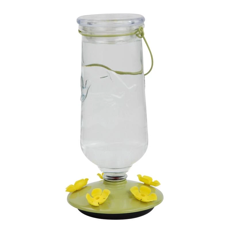 32 Oz Desert Bloom Hummingbird Feeder With 5 Ports - Glass/plastic
