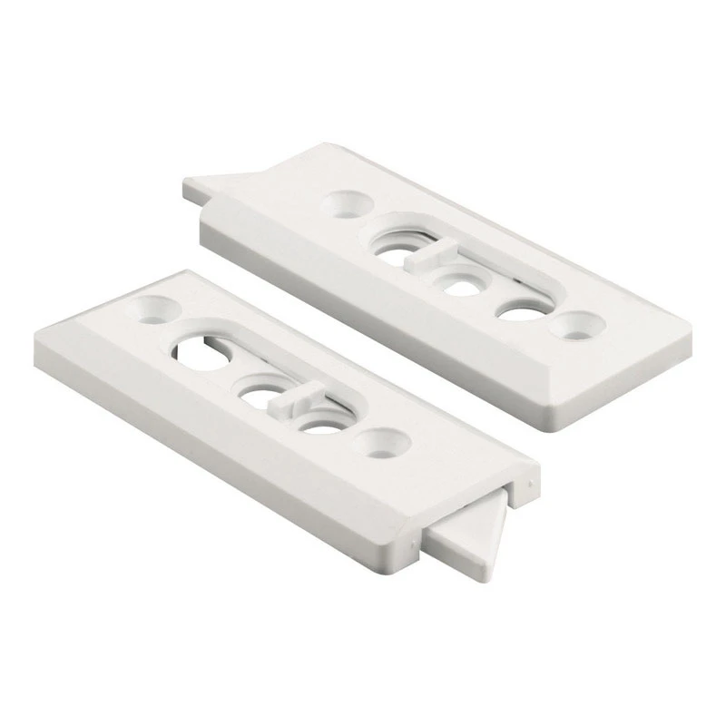 Prime-Line White Vinyl Window Tilt Latch 2-1/8 in. W x 3.93 in. L For Single or Double Aluminum