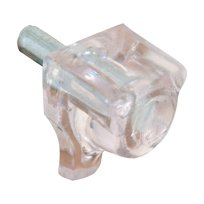 10-Lb. Shelf Support Pegs, Clear Plastic, 3 mm, 8-Pk.