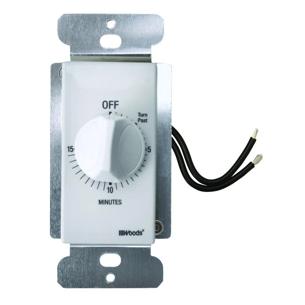 59711 In-wall 15-minute Countdown Timer Switch, White