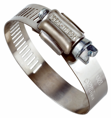 Industrial and Automotive Hose Clamp, Adjustable Size 1 and 13 Sixteenths to 2 and 3 Quarters Inches