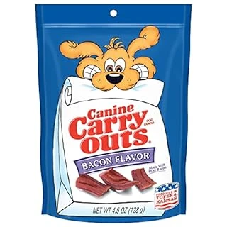 Dog Treats Bacon Flavor 4.5 Ounce Pack