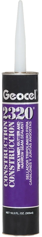 2320 10.3 Oz. Aluminum Gray Tripolymer Gutter & Narrow Seam Sealant