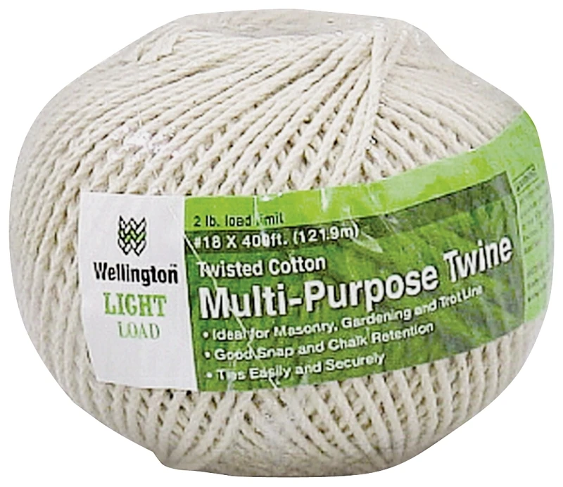 #18 X 400-foot Natural Twisted Cotton Cable Cord For Versatile Use