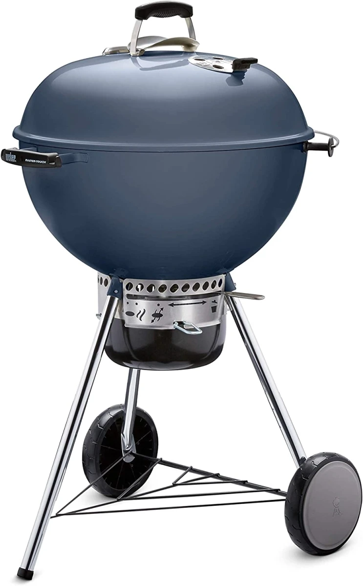 Original Charcoal Kettle Grill, Slate Blue, 22-Inch Diameter