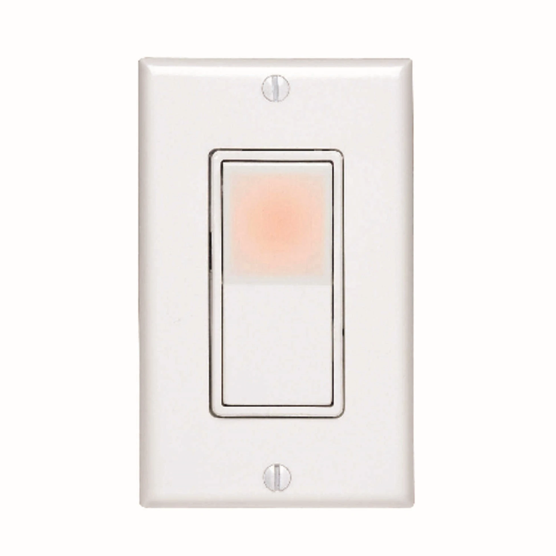 Leviton Decora 15A 120V/277V White LED Illuminated 3-Way Rocker Switch