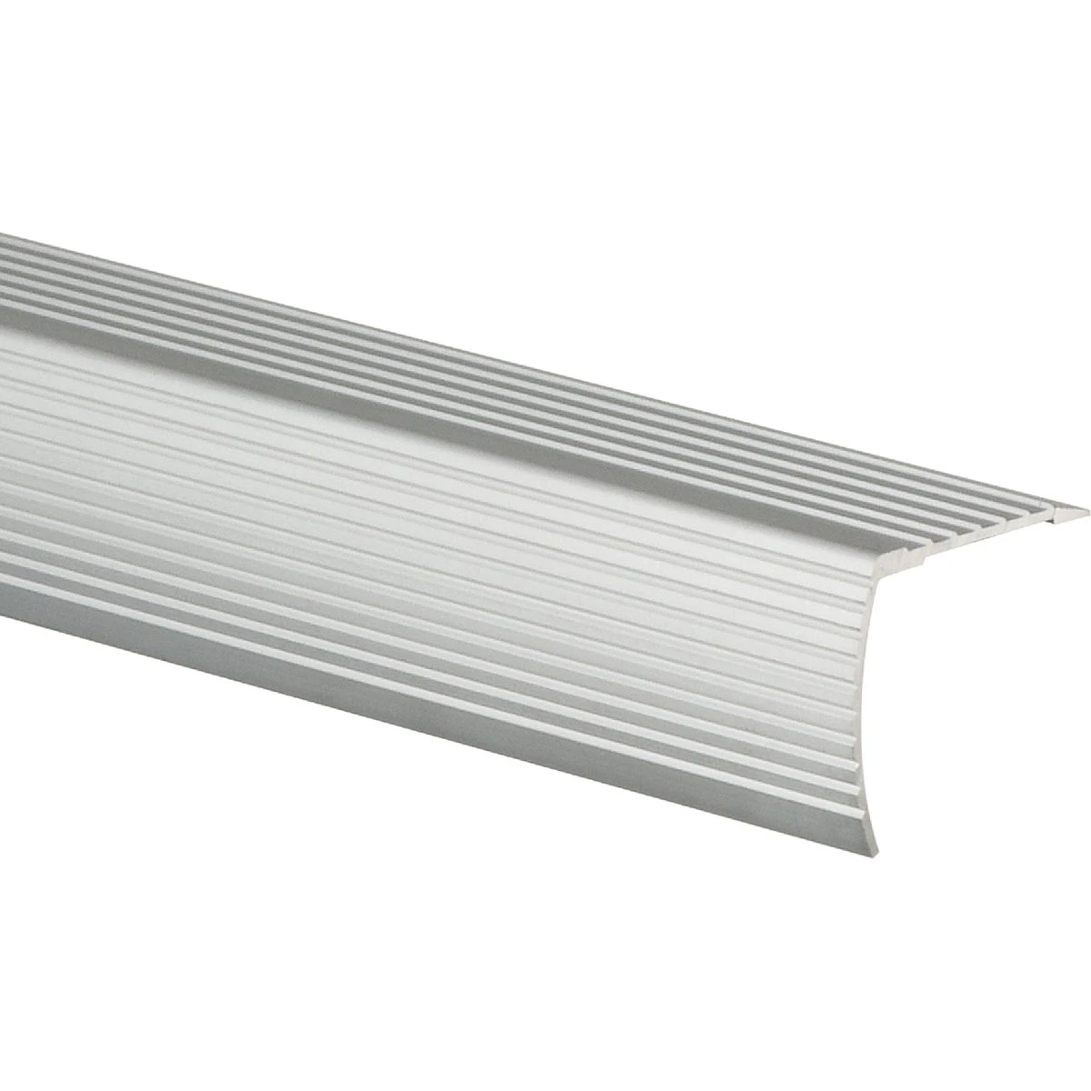 Silver Finish Adhesive Carpet Bar, 1 and 1 Eighth Inch by 36 Inch
