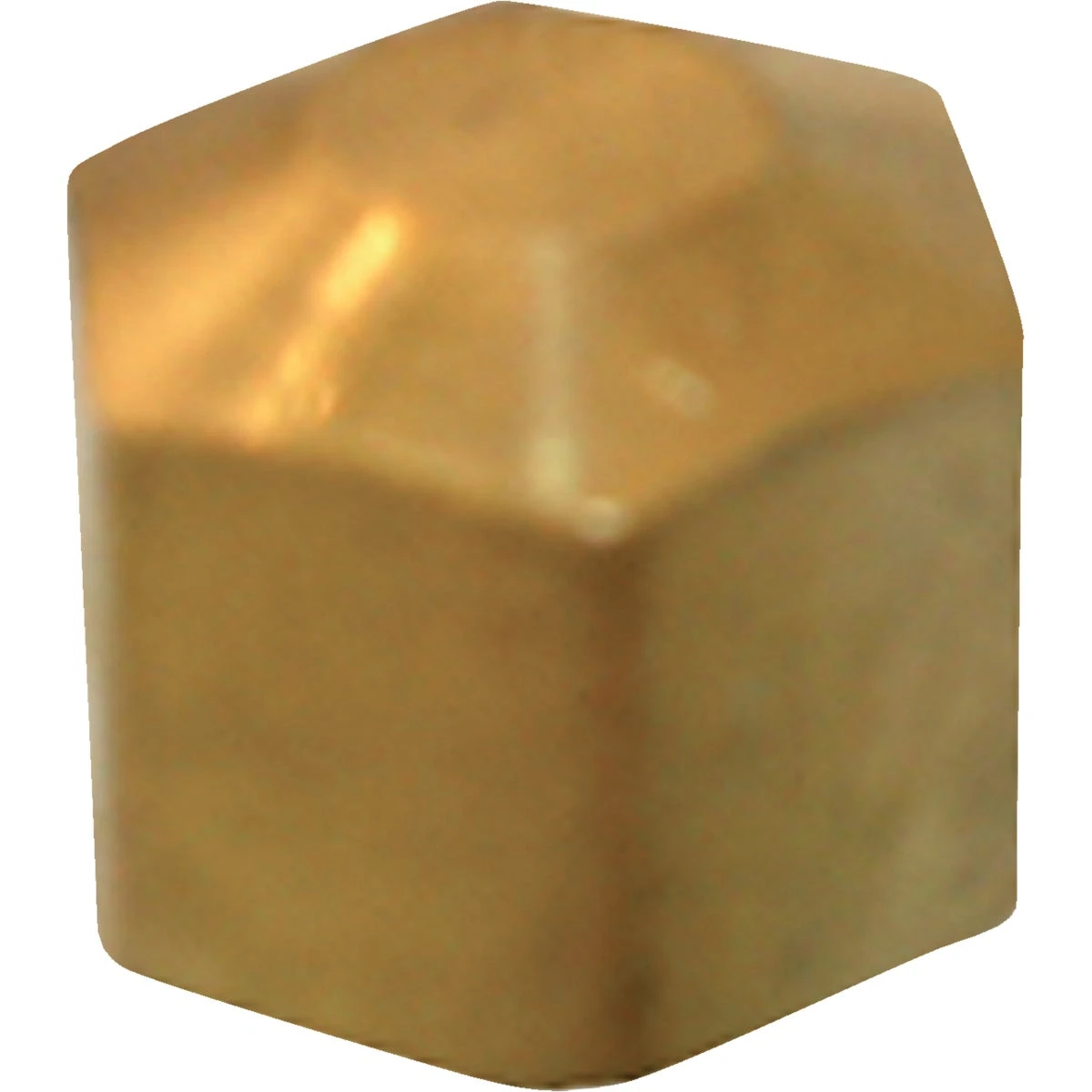 Brass Compression Cap Pipe Fitting, 1/4 Inch Size