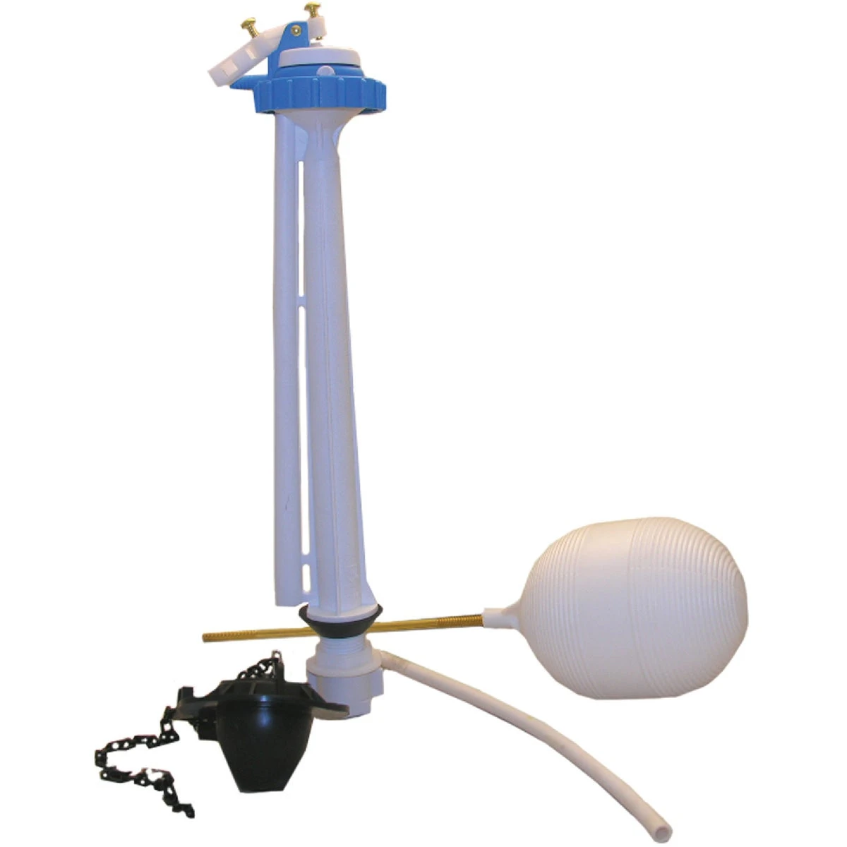 12 Inch Plastic Anti-siphon Ballcock Kit With Flapper And Refill Tube