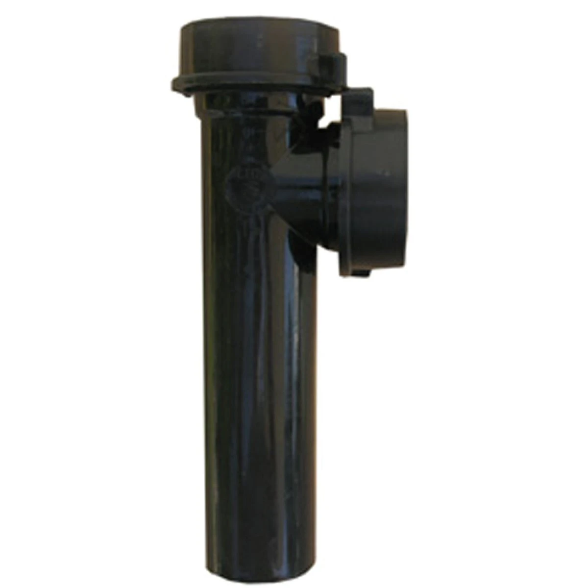 Black PVC Pipe Fitting Lavatory Kitchen Drain Tee 1.5 Inch Outer Diameter Tube by 7 Inch Slip Joint