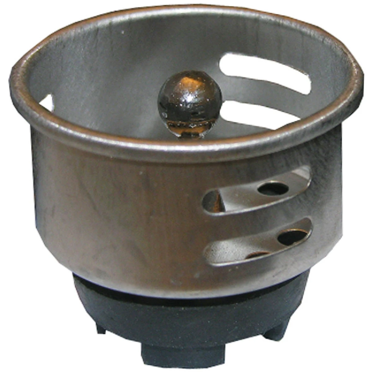Junior Duo Chrome Plated Replacement Basket Strainer for Sink Drain