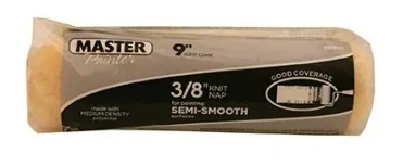 9-inch X 3/8-inch Nap Knit Paint Roller Cover