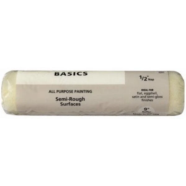 Paint Roller Cover, 9 x 1/2 In. Nap