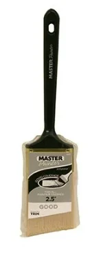 2 and 1/2 Inch Angle Sash Paint Brush with Durable Polyester Bristles