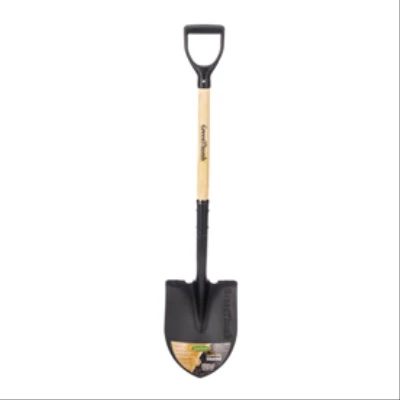 Round Point Garden Shovel With Wood D-handle - Model Gt-rps204