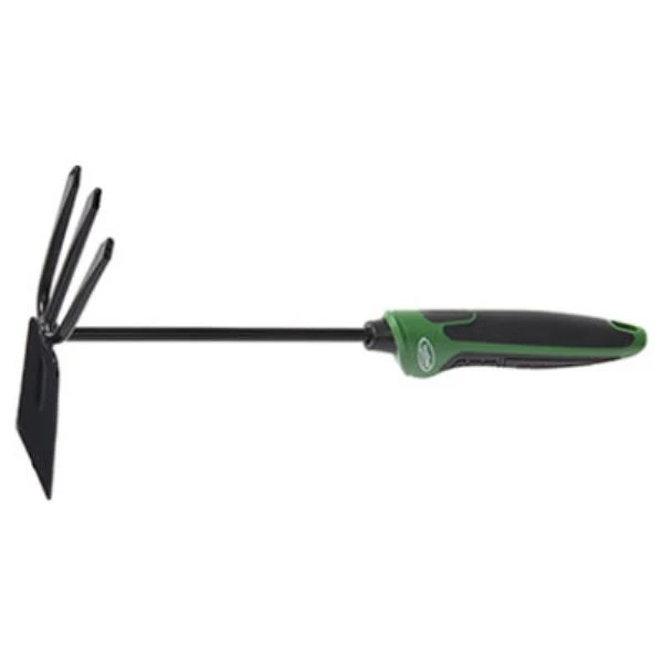 Dual Hand Cultivator & Hoe - Medium Duty Carbon Steel Garden Tool