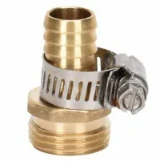 5/8-inch Male Hose Mender With Heavy-duty Brass Construction