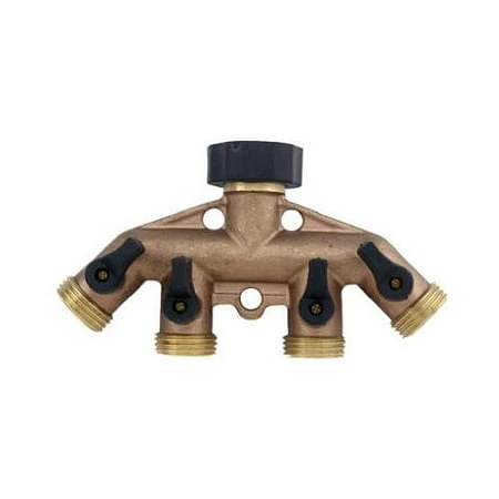 4-Way Brass Manifold
