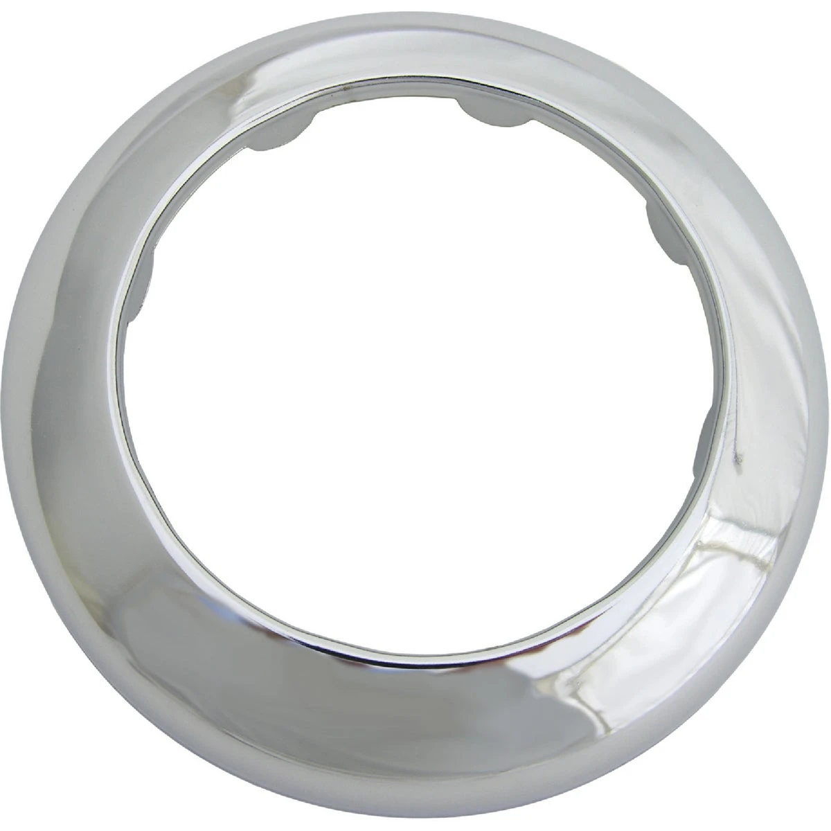 2 Inch Ip Chrome Plated Shallow Flange With Sure Grip Beauty Ring