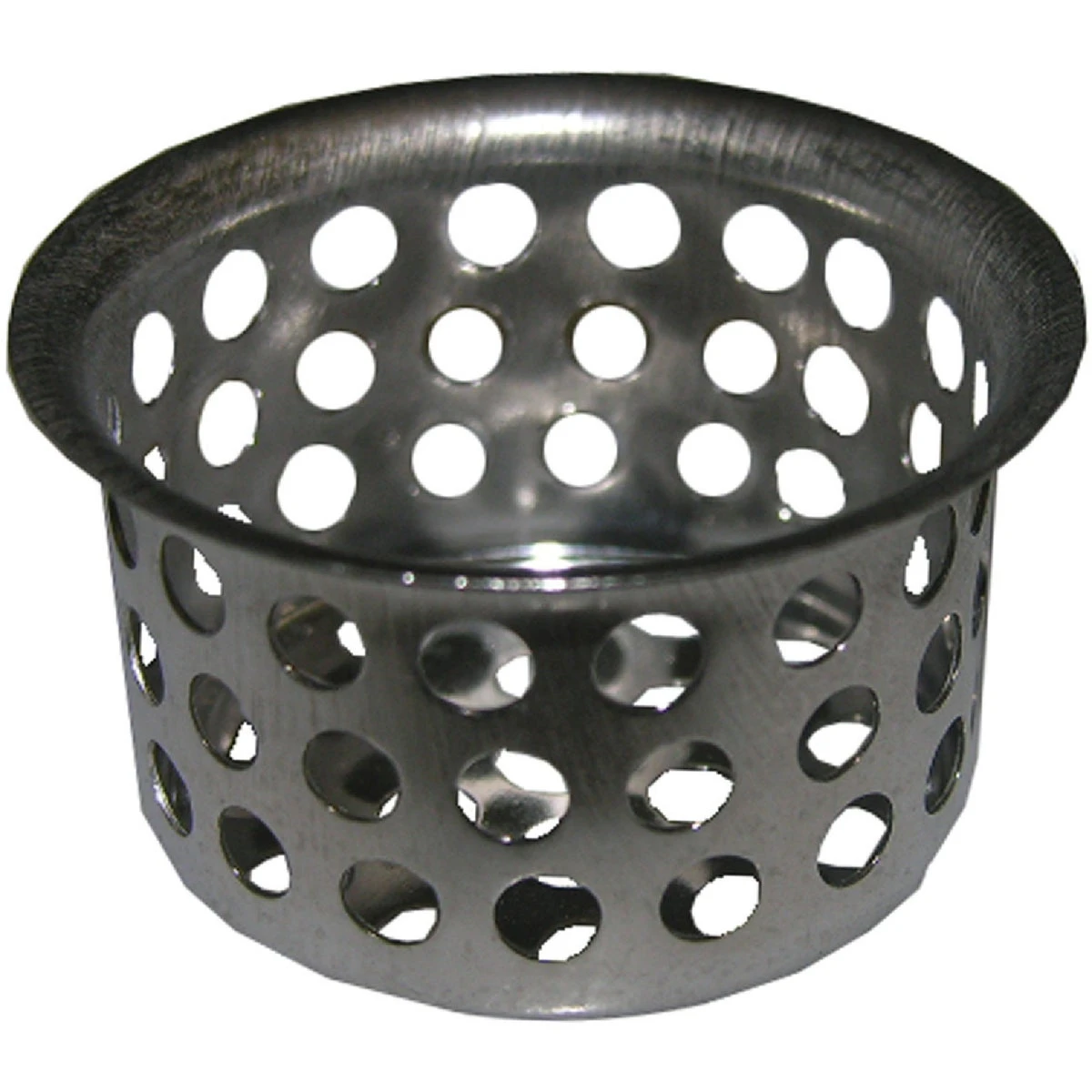 1-1/2 Inch Chrome Removable Kitchen Strainer Cup - Durable Stainless Steel