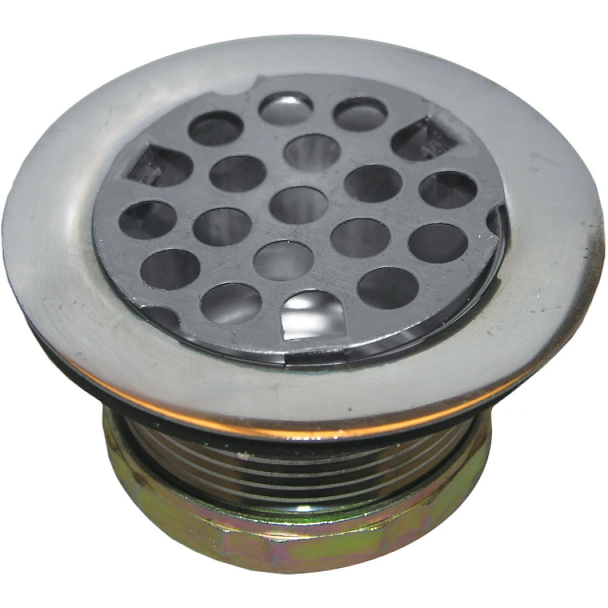 Chrome Sink Strainer with 2 Inch Drain Opening and 1.5 Inch Height