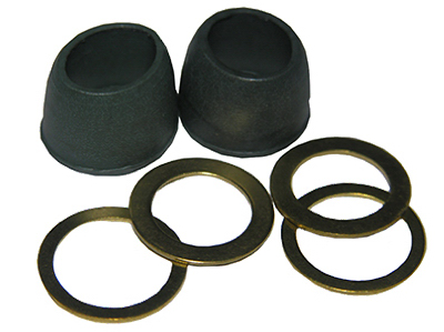 1/2 Inch Rubber Cone Washer and Brass Ring Kit
