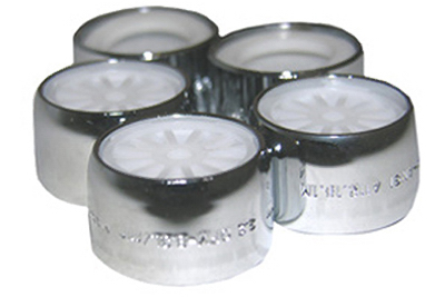 Aerator, Chrome, 55/64 In. FPT x 27 Thread, 5-Pk.