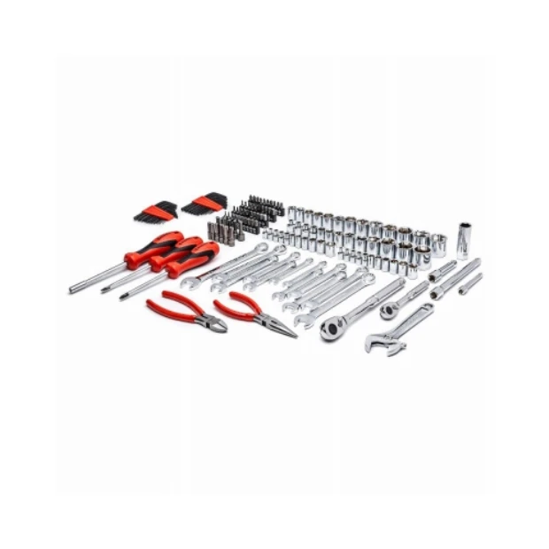 20-piece Sae/metric Socket Set With 1/4 Inch Drive And Ratchet