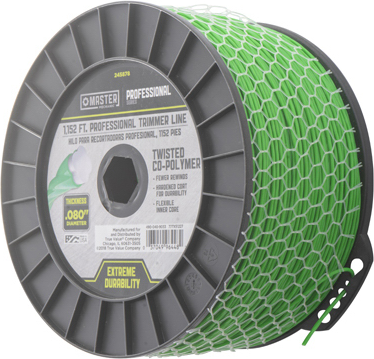 .080 In. Dia. X 1152 Ft. String Grass Trimmer Line - Professional Low Noise