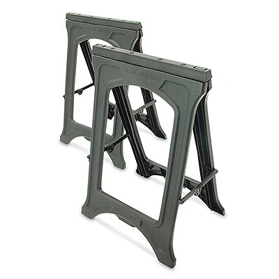 22-In. Sawhorses, Plastic, 2-Pk.