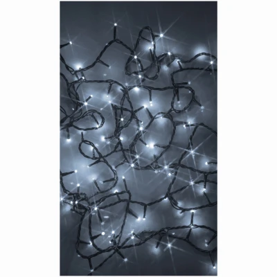 LED Compact String 300-Light Set, Micro, Twinkling Pure White