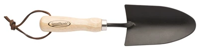 Garden Transplanter with Wood Handle, 11.5 Inches Long, Durable Hand Tool for Planting