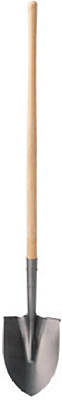 Long-Handle Round-Point Shovel