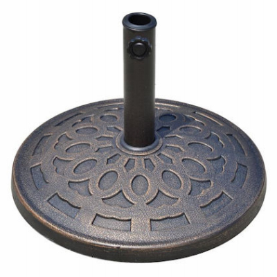 Umbrella Base, Bronze, 18 In.